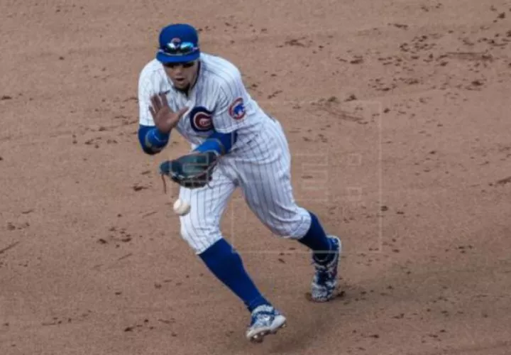 Javy Báez de los Cachorros de Chicago. Foto:EFE