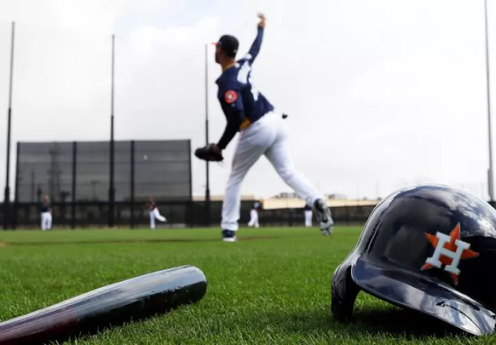 Los Astros de Houston en pretemporada. Foto: @LosAstros