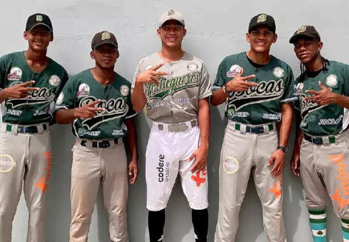 Jugadores del equipo de Bocas del Toro. Foto: Fedebeis