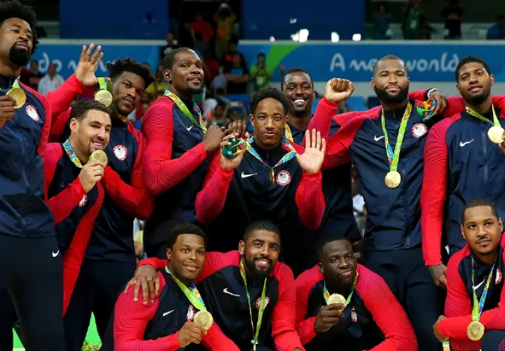Equipo olímpico de Estados Unidos cuenta con un récord de 8 medallas de oro consecutivas Foto: USA Basketball