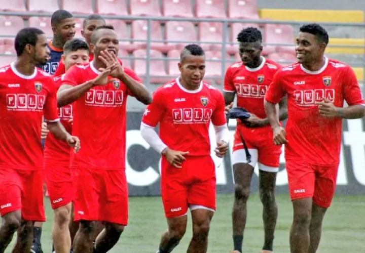 Jugadores de Plaza Amador en los entrenamientos Foto: Twitter