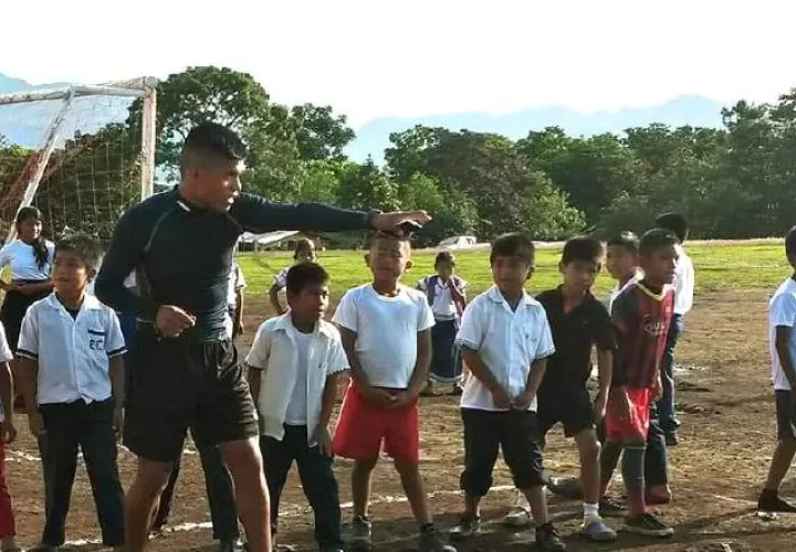 Hay pocas carreras en la comarca, pero existe mucho entusiasmo de los pequeños en participar. Cortesía