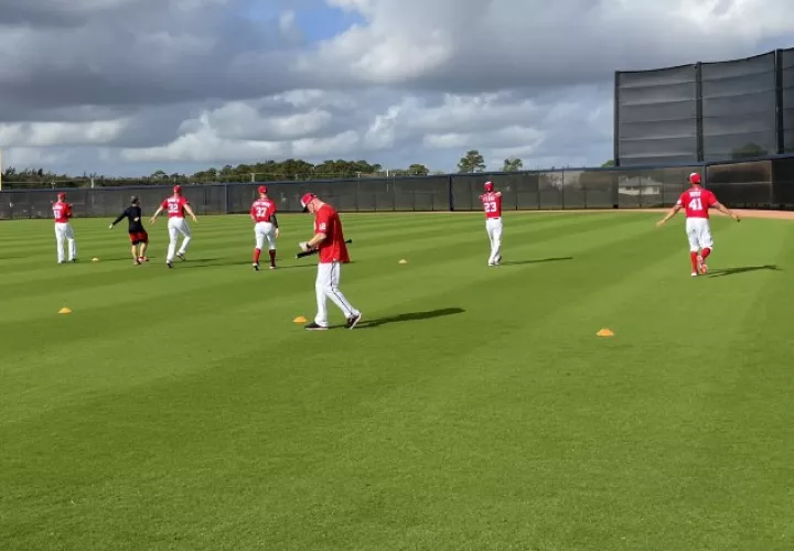 Nacionales durante los entrenamientos. Foto:@Nations