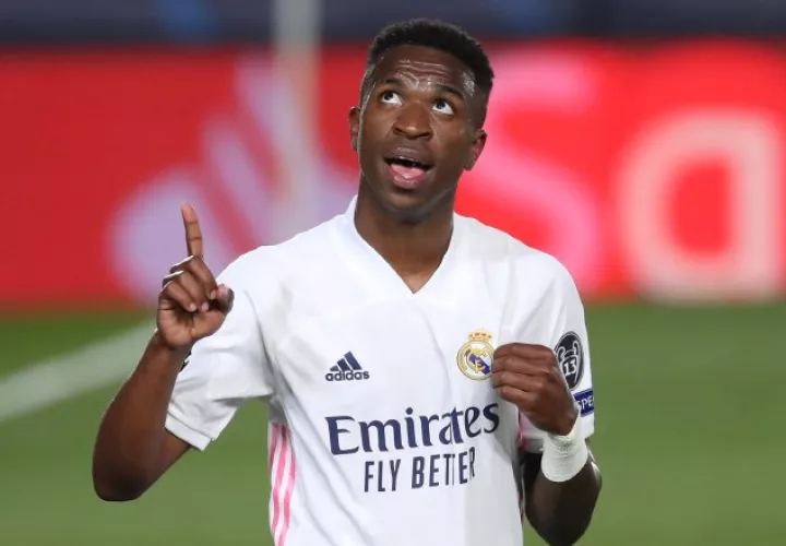 El brasileño Vinicius Junior fue vital en el triunfo al Real Madrid. Foto:EFE
