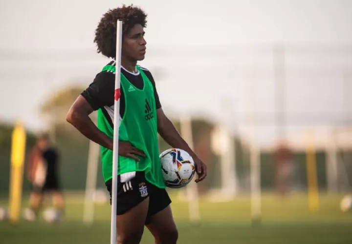 Adalberto 'Coco' Carrasquilla en los entrenamientos del Cartagena. Foto:Twitter