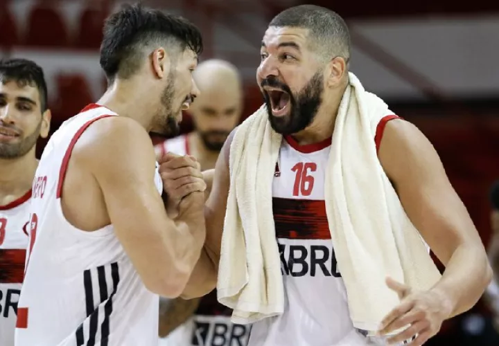 Jugadores del Flamengo. Foto: Fiba