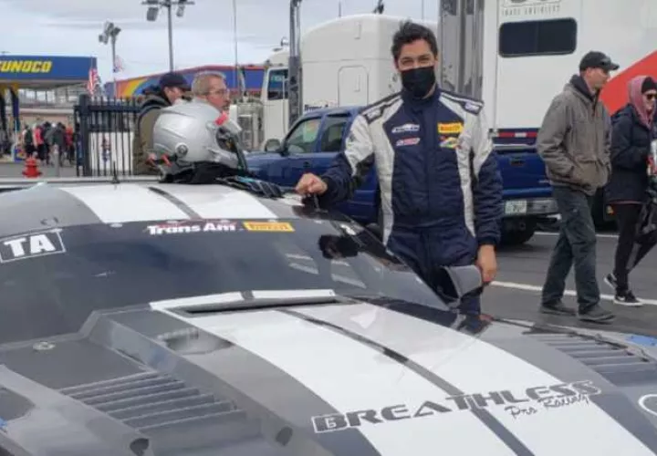 El piloto panameño Óscar Terán. Foto:Cortesía