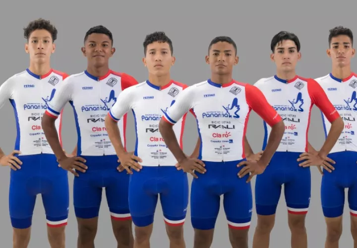 Selección panameña de ciclismo junior. Foto: Cortesía