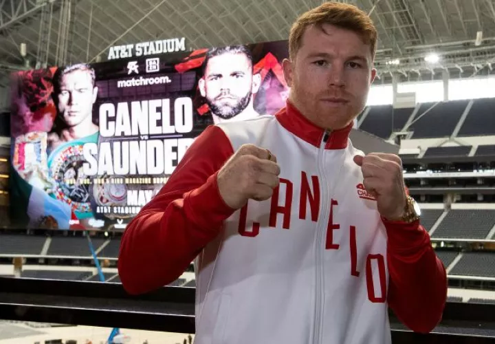 El mexicano Saúl 'Canelo' Álvarez. Foto:EFE