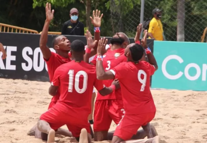 Jugadores del equio panameño. Foto:Fepafut