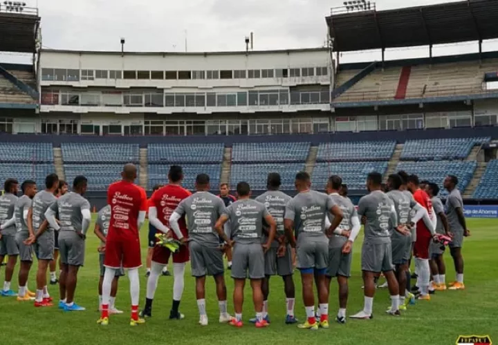 Jugadores del seleccioando panameño. Foto:Fepafut