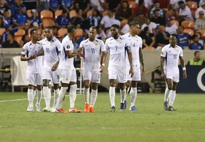 Jugadores de Curazao. Foto: EFE