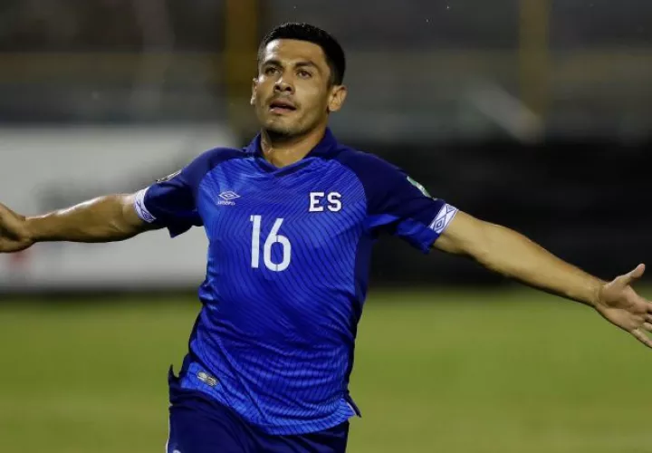 David Rugamas, jugador de El Salvador.  Foto:EFE
