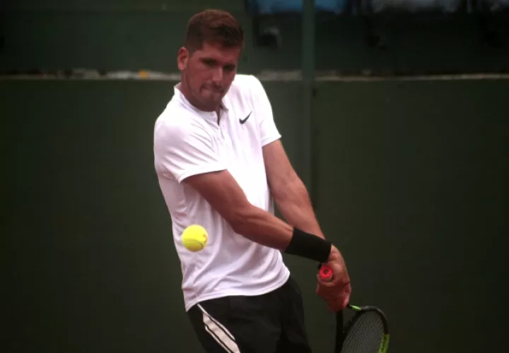 Marcelo Rodríguez, jugará hoy uno de los partido en la modalidad de sencillo de las eliminatorias de la Copa Davis. Víctor Arosemena
