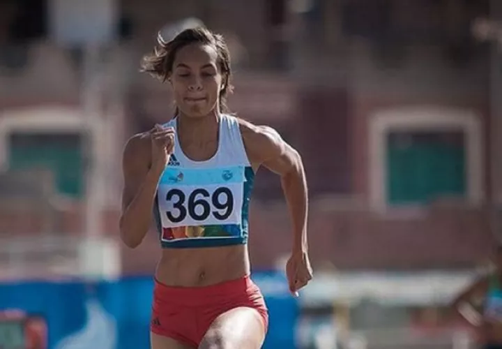 Nathalee Aranda participará en salto largo. Foto:@njar22