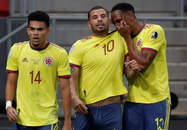 Jugadores de la selección colombiana Foto:EFE