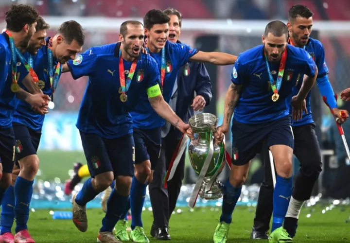 Italia recientemente se coronó en la Eurocopa. Foto:EFE