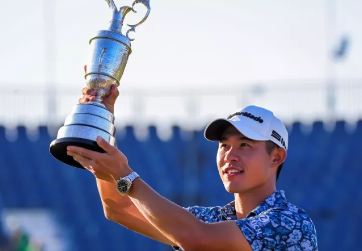El estadounidense Collin Morikawa. Foto:EFE
