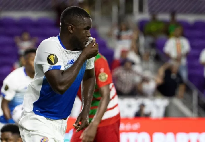 Joel Campbell delantero de Costa Rica. Foto:EFE