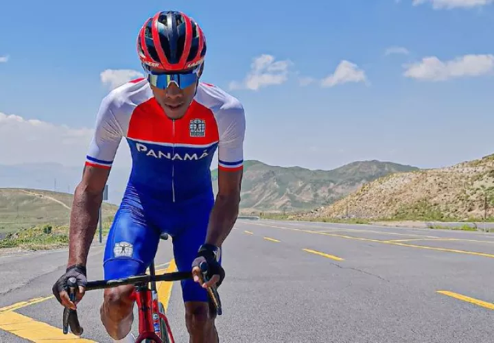Christofer Jurado es una de las mejores cartas del ciclismo panameño. Foto:Fepaci
