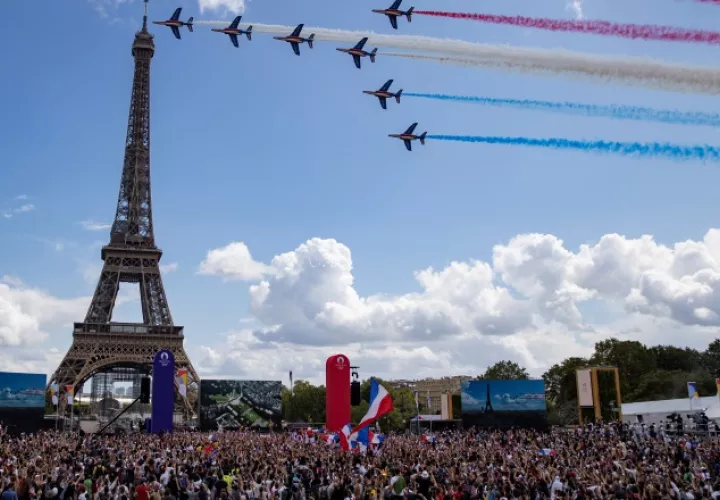 Francia se prepara para los Juegos Olímpicos 2024. Foto:EFE