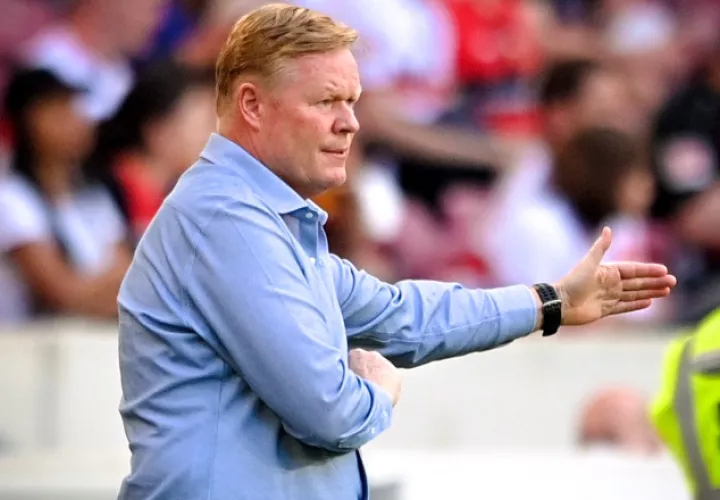 Ronald Koeman, técnico del Barcelona.  Foto:EFE