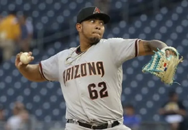 Humberto Mejía de los Diamondbacks de Arizona. Foto:Twitter