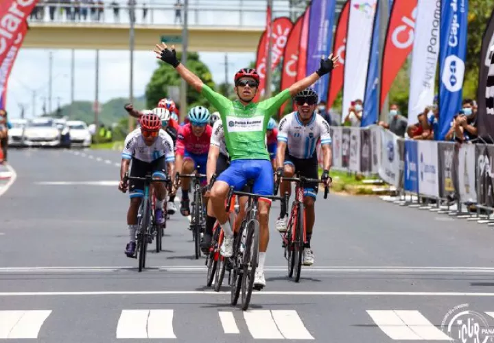 Franklin Archibold se ganó la segunda etapa. Foto:Fepaci