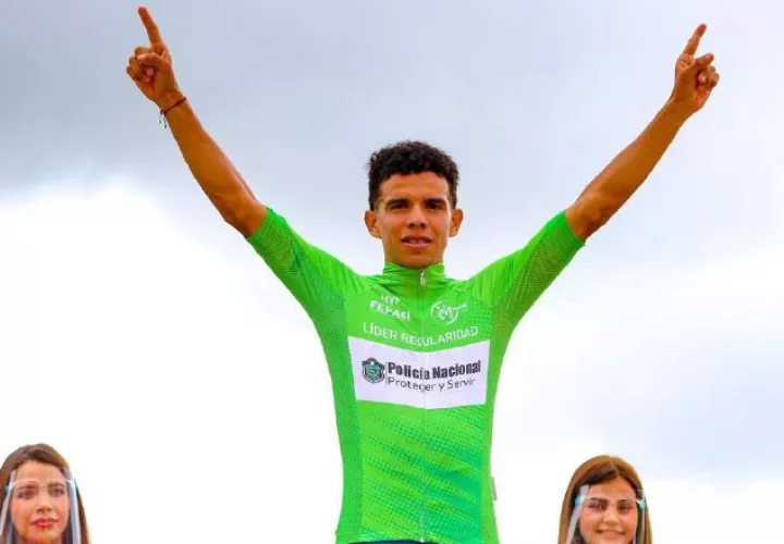 Franklin Archibold es el líder del Tour de Panamá. Foto:@Fepaci