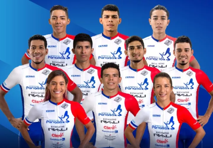 Seleccionados panameños se ciclismo. Foto:@Fepaci