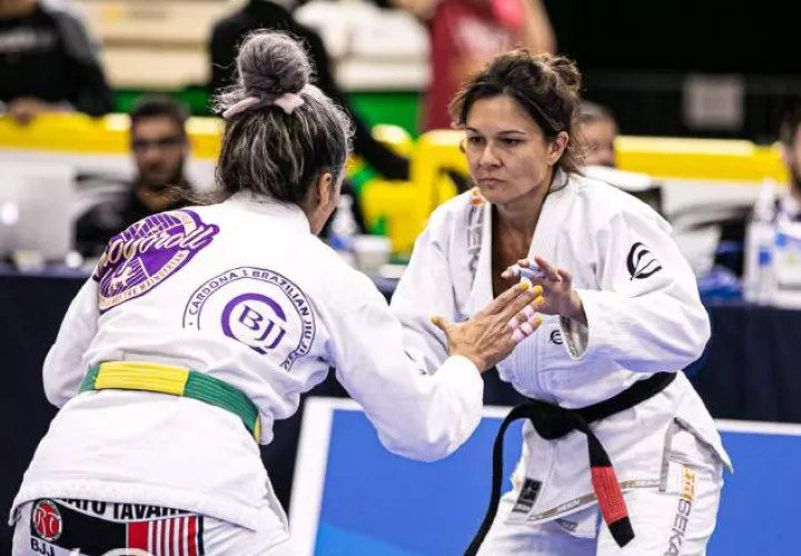 Jennsín Rosanía en combate. Foto: Cortesía