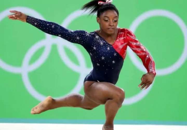 Gimnasta estadounidense Simone Biles. Foto.EFE