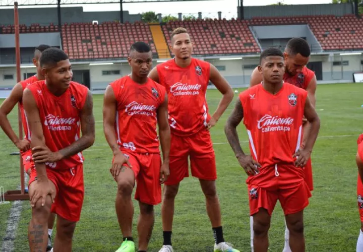 Jugadores del San Francisco. Foto:@sanfrafc_pa