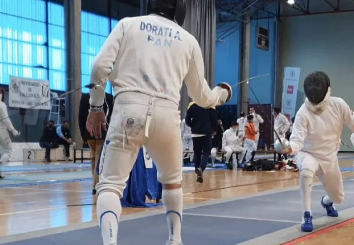 Arturo Dorati Ameglio, entrena con el equipo de España en la ciudad de Madrid. Cortesía