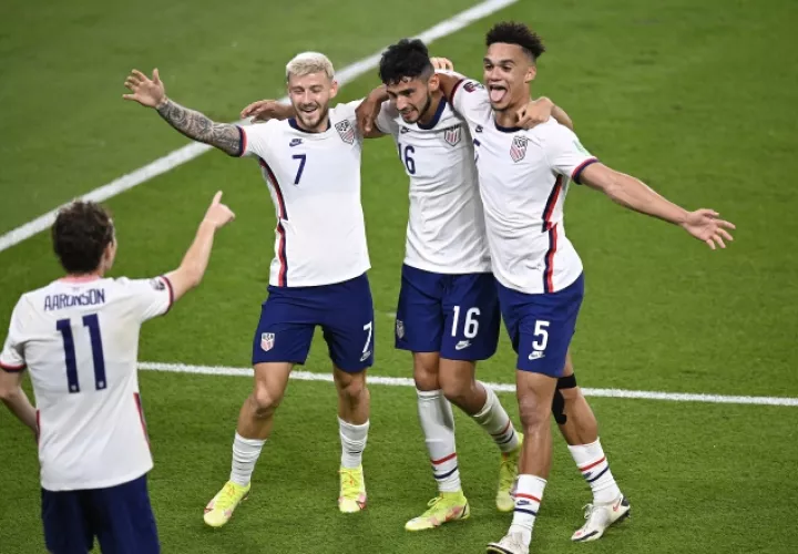 Jugadores de los Estados Unidos. Foto:EFE