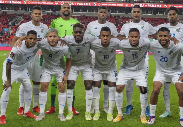Selección de Panamá que enfrentó a Canadá. Foto:Fepafut