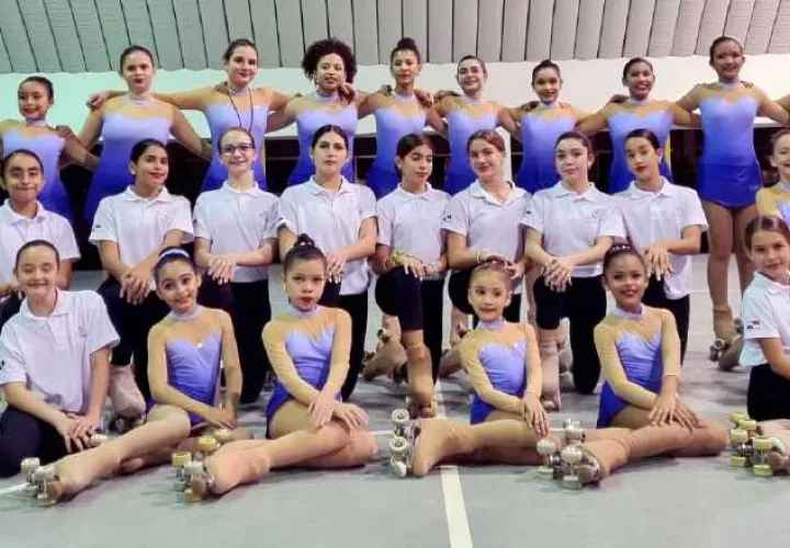Atletas del patinaje que estarán en el torneo nacional. Foto: Cortesía