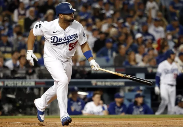 Albert Pujols de los Dodgers de Los Ángeles. Foto:EFE
