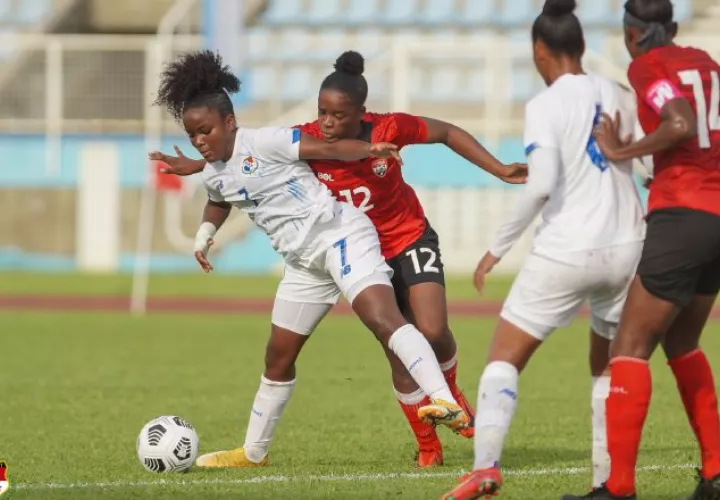 Panamá y Trinidad y Tobago igularon 1-1, ayer. Foto: Fepafut