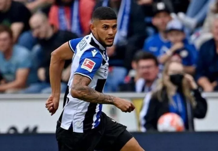 Andrés Andrade jugador del Arminia. Foto:@andrade_16
