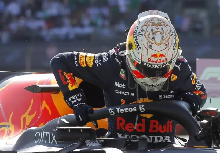 Max Verstappen se ganó el  Gran Premio de México. Foto:EFE