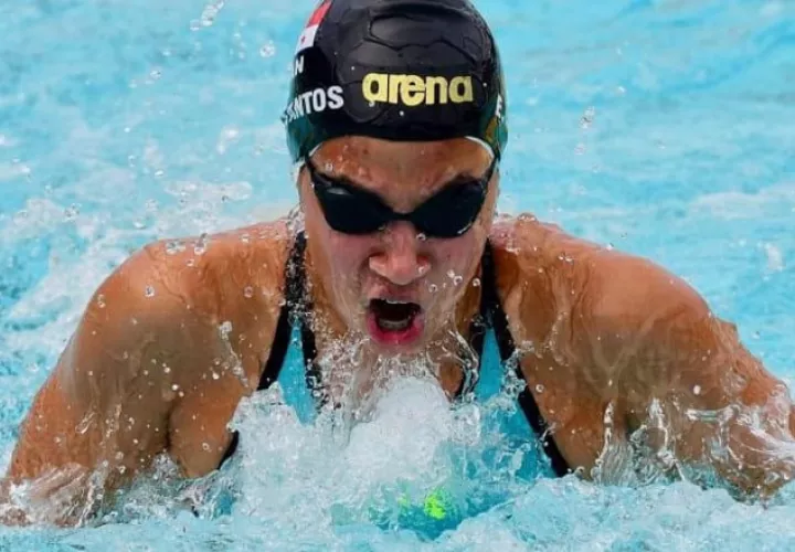 La nadadora Emily Santos, estuvo en los Juegos Olímpicos de Tokio 2020.  Foto: @itsemily.santos