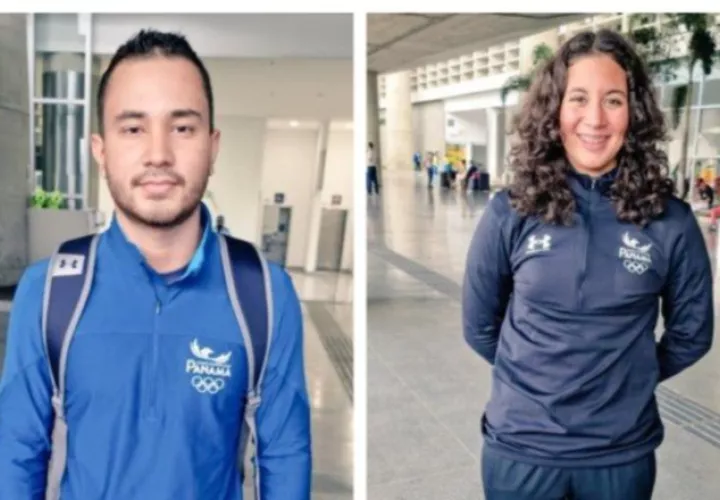 Ronnier Martínez y Emily Santos fueron escogidos como los abanderados de Panamá para los juegos. Cortesía