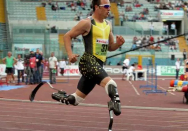 Oscar Pistorius durante su época como atleta. Foto: EFE