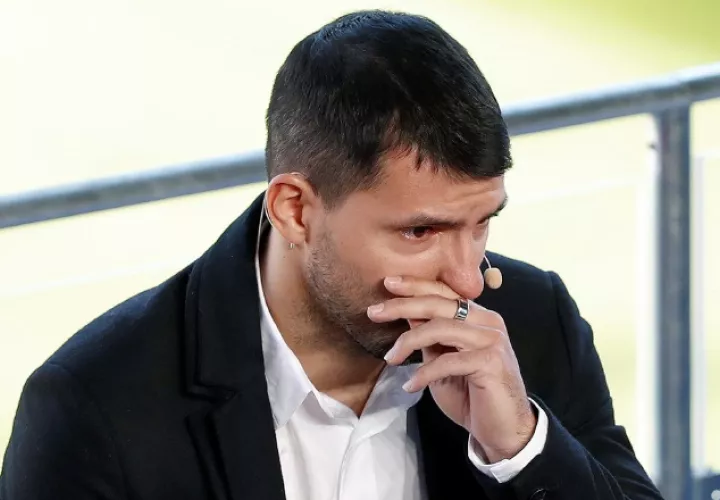 Sergio "Kun" Agüero se retira del fútbol. Foto:EFE