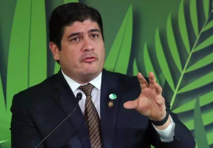 Presidentes Carlos Alvarado (Costa Rica). EFE