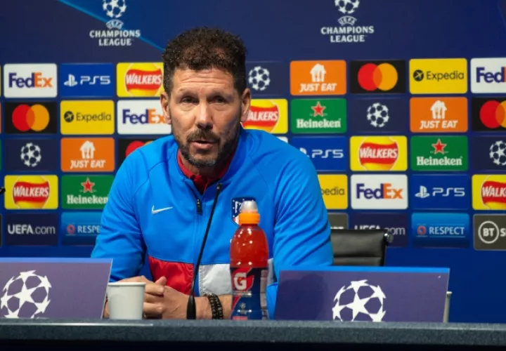 Diego 'Cholo' Simeone, técnico de Atlético Madrid. Foto.EFE