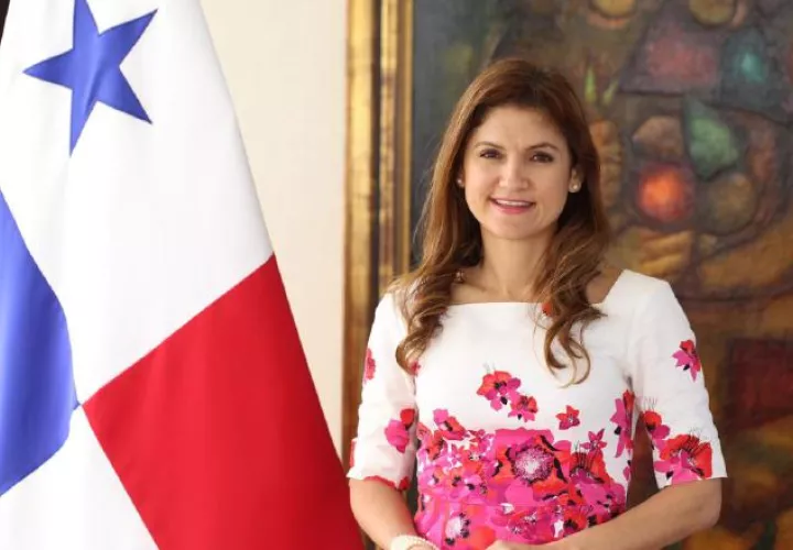 Erika Mouynes, canciller de la República de Panamá. Archivo