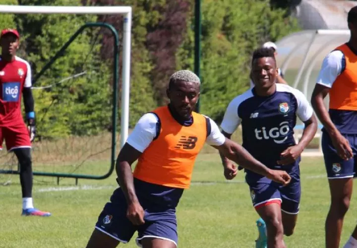 El equipo panameño durante sus entrenamientos. Foto: Fepafut 