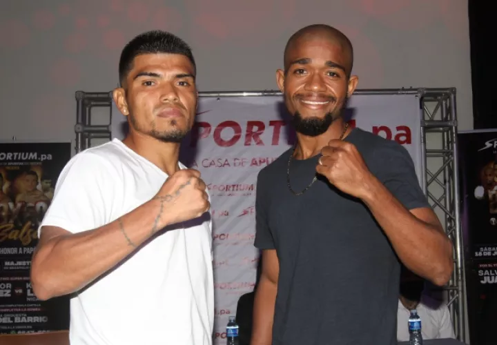Jorge 'Búfalo' Sánchez y Ernesto Marín. Foto: Víctor Arosemena